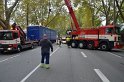 LKW verliert Auflieger Koeln Boltensternstr Pasteurstr P1999